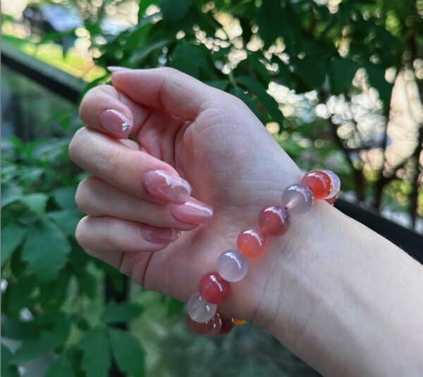 Yanyuan Agate Bracelet – Natural Rainbow Healing Crystal